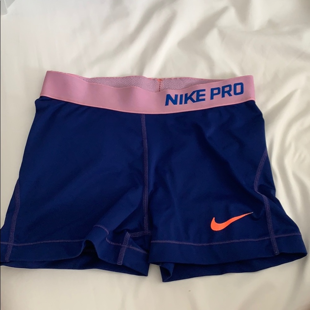 Navy spandex Nike Pros